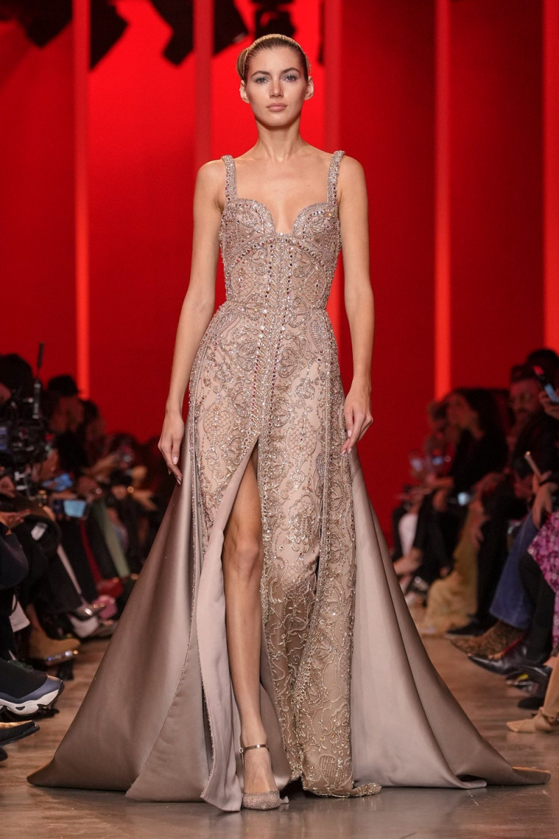 Valery Kaufman featured in  the Elie Saab Couture fashion show for Spring/Summer 2024