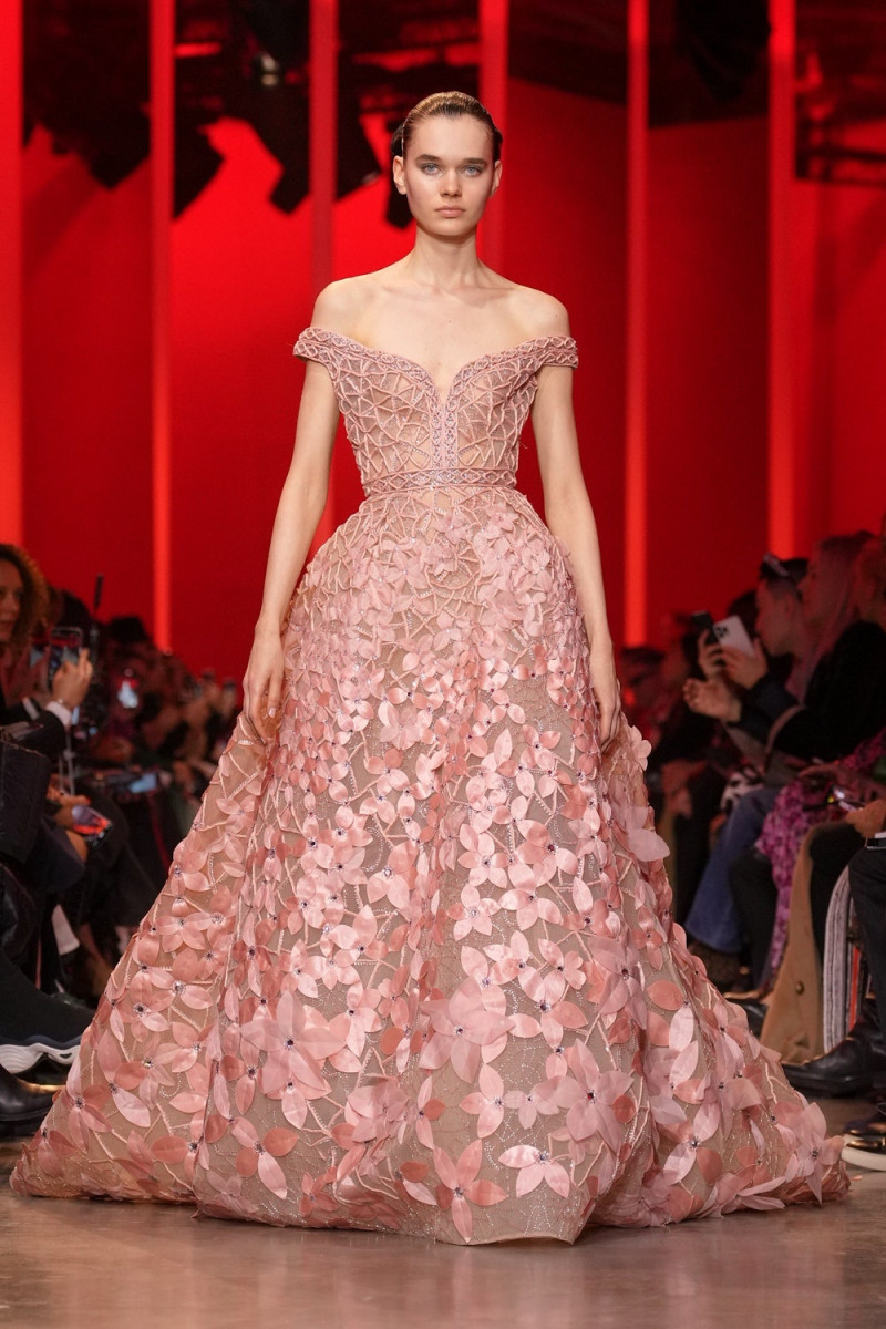 Josie Beckmann featured in  the Elie Saab Couture fashion show for Spring/Summer 2024