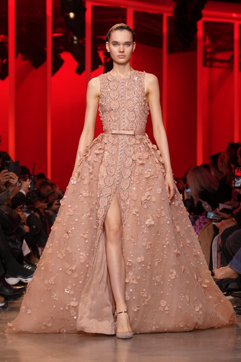 Josie Beckmann featured in  the Elie Saab Couture fashion show for Spring/Summer 2024