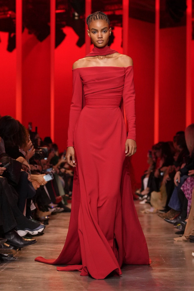 Chisom Okeke featured in  the Elie Saab Couture fashion show for Spring/Summer 2024