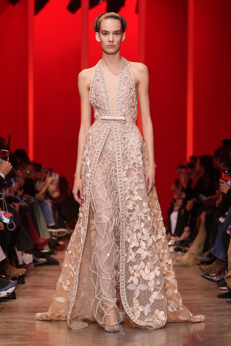 Lisete Altma featured in  the Elie Saab Couture fashion show for Spring/Summer 2024