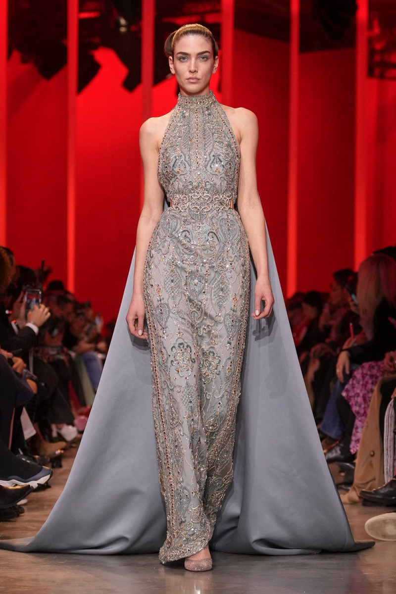 Dan Kic featured in  the Elie Saab Couture fashion show for Spring/Summer 2024