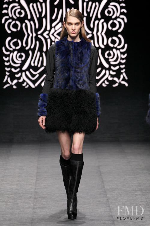Irina Nikolaeva featured in  the Shiatzy Chen fashion show for Autumn/Winter 2012