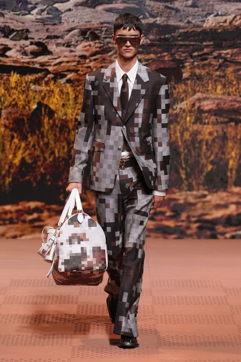 Javier Verdejo featured in  the Louis Vuitton fashion show for Autumn/Winter 2024