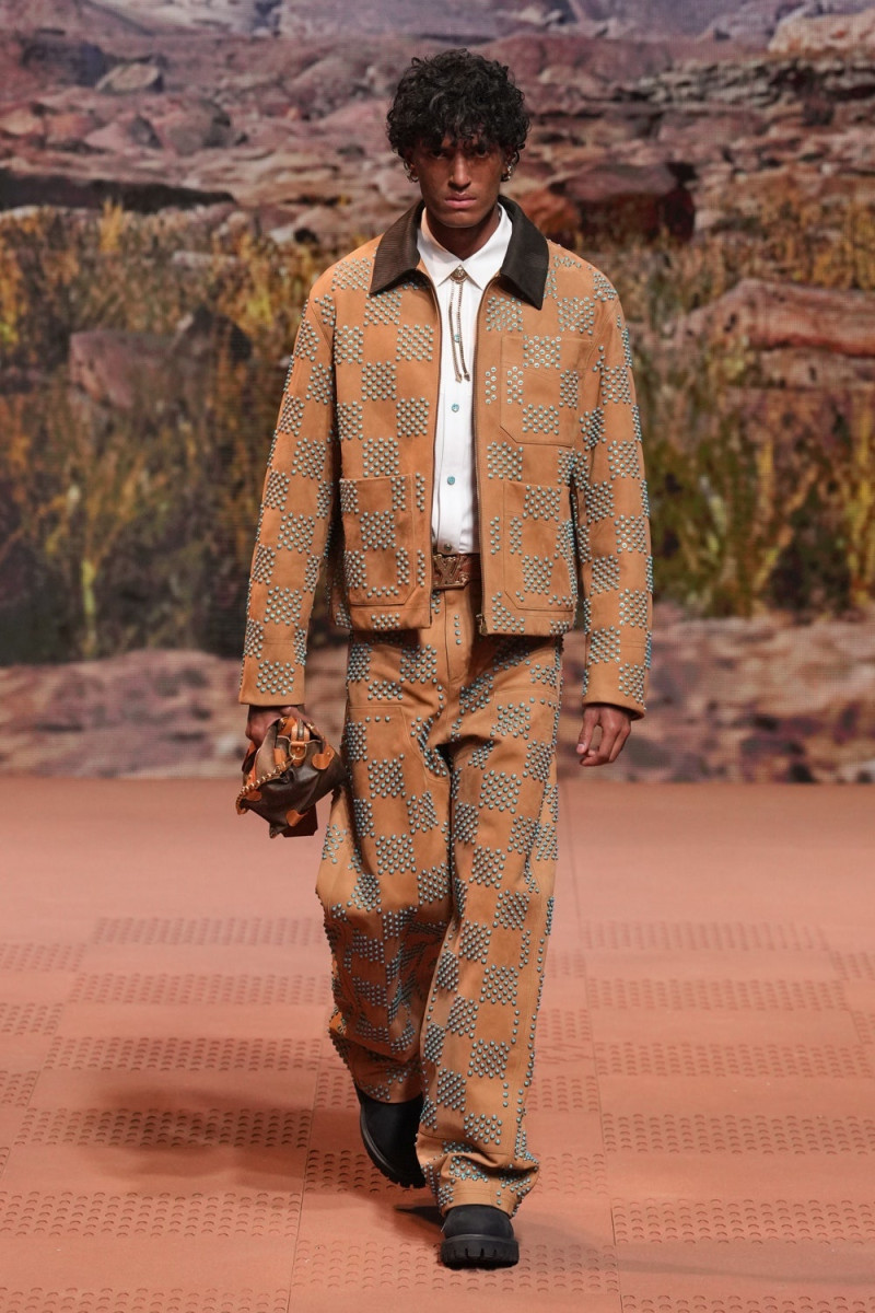 Chanupa Amarasinghe featured in  the Louis Vuitton fashion show for Autumn/Winter 2024