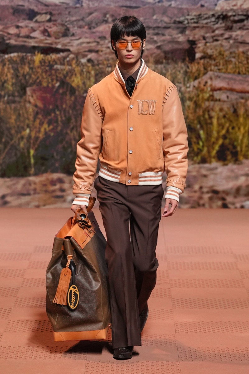 Xiangyu Li featured in  the Louis Vuitton fashion show for Autumn/Winter 2024