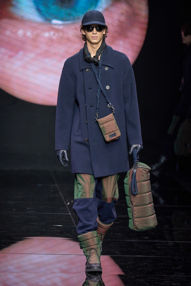 Hedi Ben Tekaya featured in  the Giorgio Armani fashion show for Autumn/Winter 2024