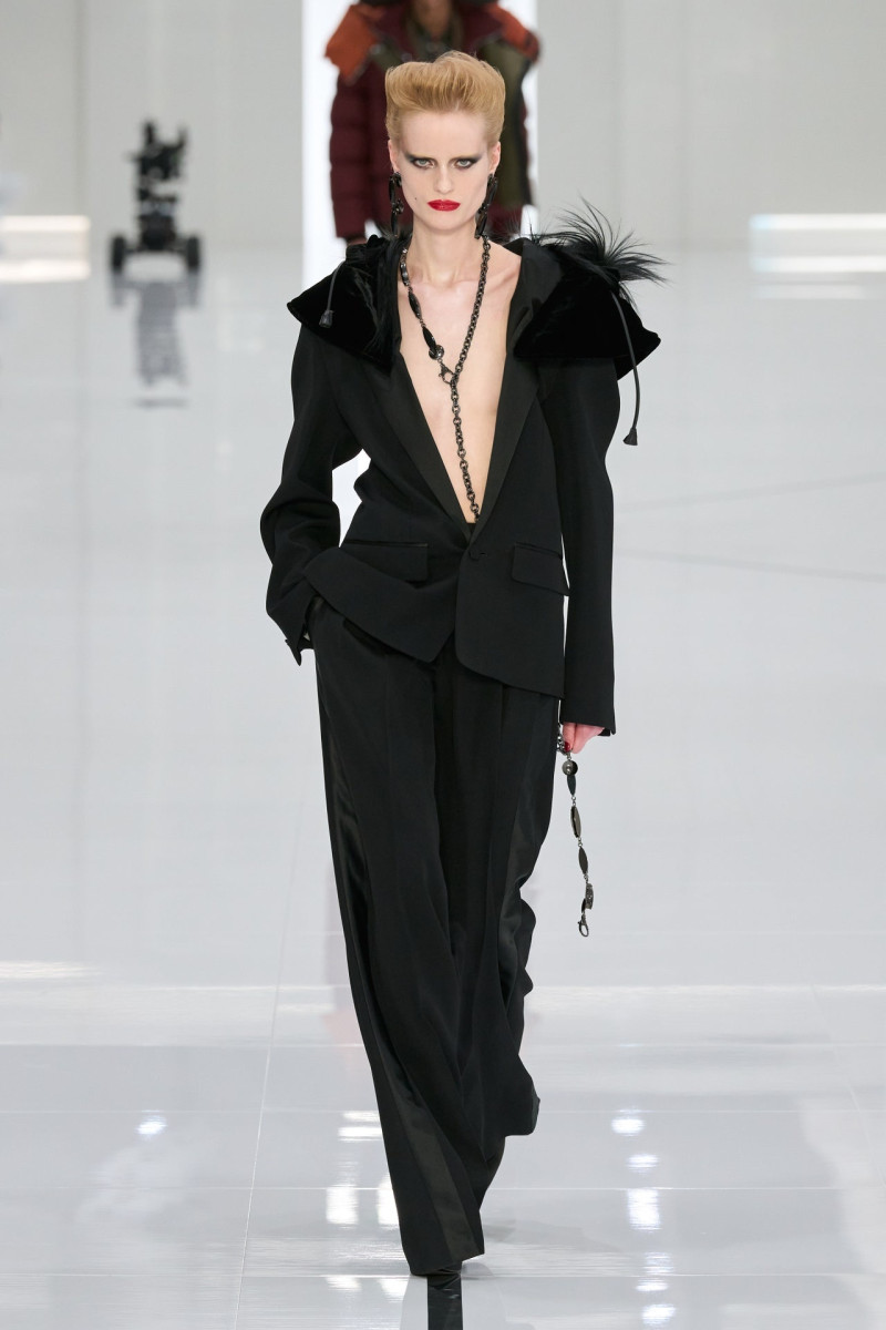 Sterre Haket featured in  the DSquared2 fashion show for Autumn/Winter 2024