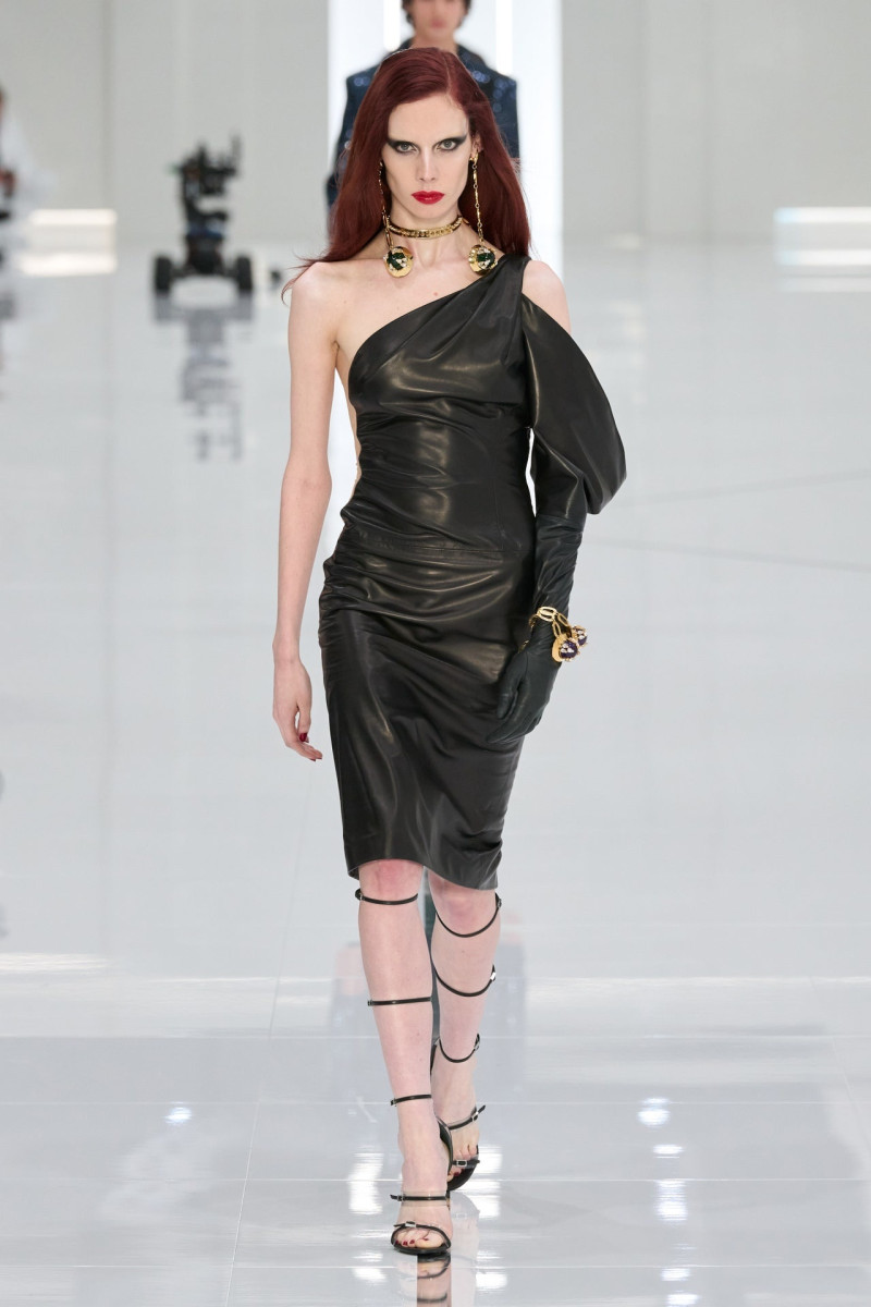 Madelyn Whitley featured in  the DSquared2 fashion show for Autumn/Winter 2024