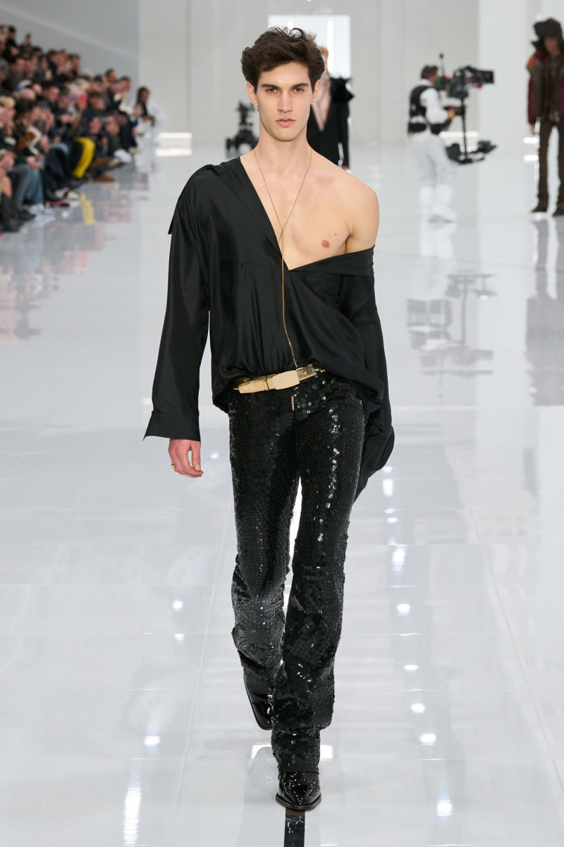 Marco Bozzato featured in  the DSquared2 fashion show for Autumn/Winter 2024