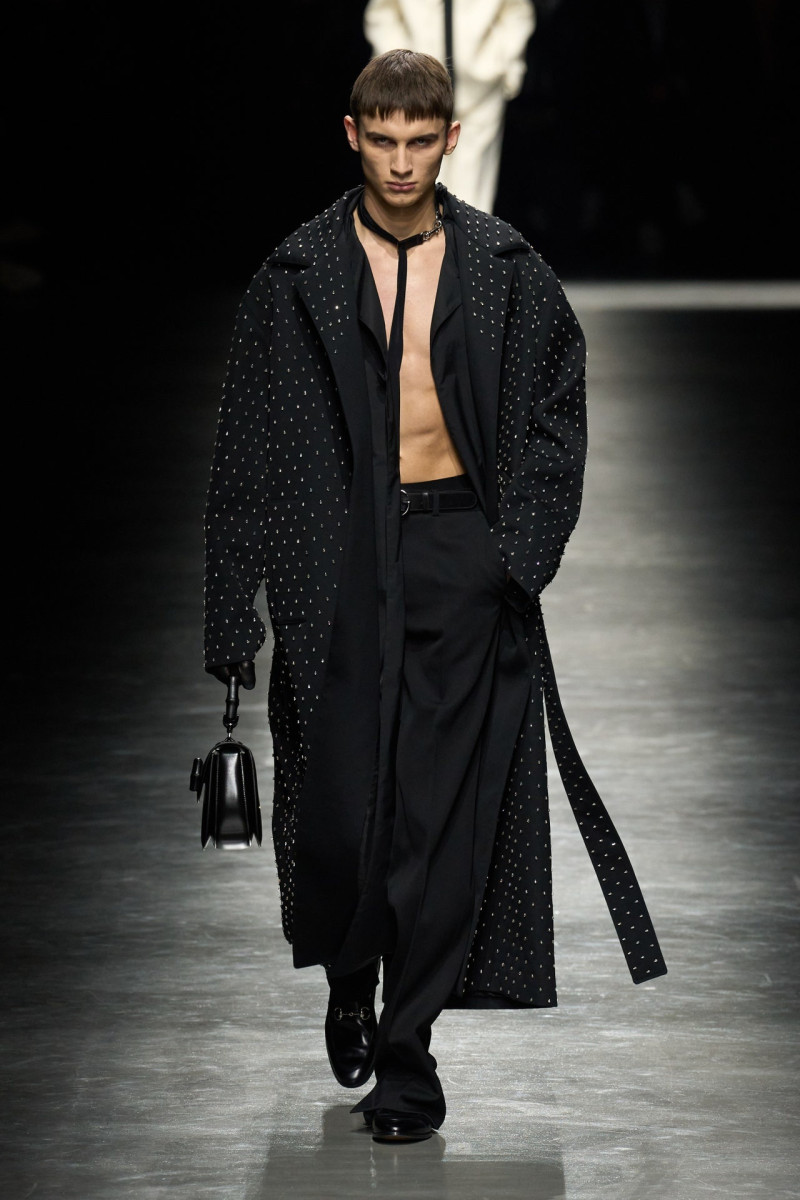 Giovanni Cumino featured in  the Gucci fashion show for Autumn/Winter 2024