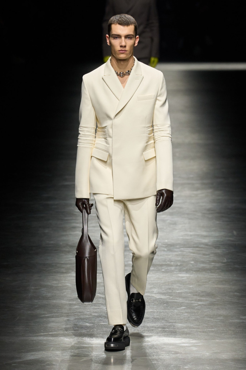 Emilio Cilia featured in  the Gucci fashion show for Autumn/Winter 2024