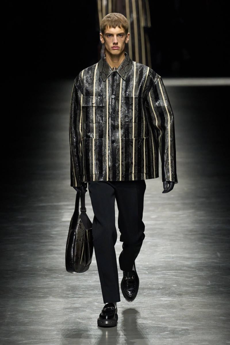 Magnus Tanggaard featured in  the Gucci fashion show for Autumn/Winter 2024