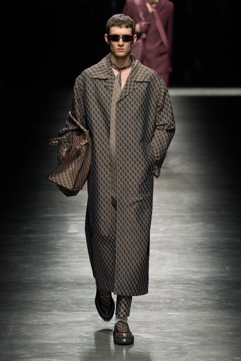 Bruno Skrzyszowski featured in  the Gucci fashion show for Autumn/Winter 2024