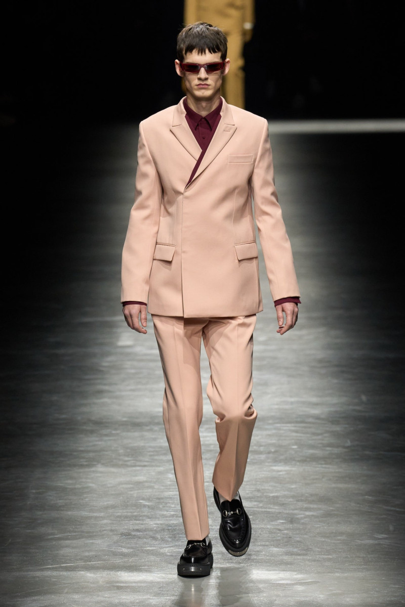 Sonny Drummond featured in  the Gucci fashion show for Autumn/Winter 2024