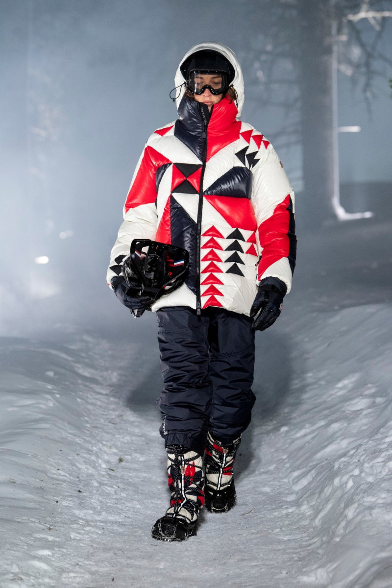 Anthony Thomason featured in  the Moncler Grenoble fashion show for Autumn/Winter 2024