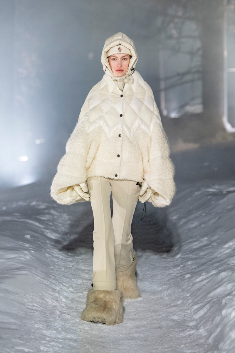 Felice Noordhoff featured in  the Moncler Grenoble fashion show for Autumn/Winter 2024