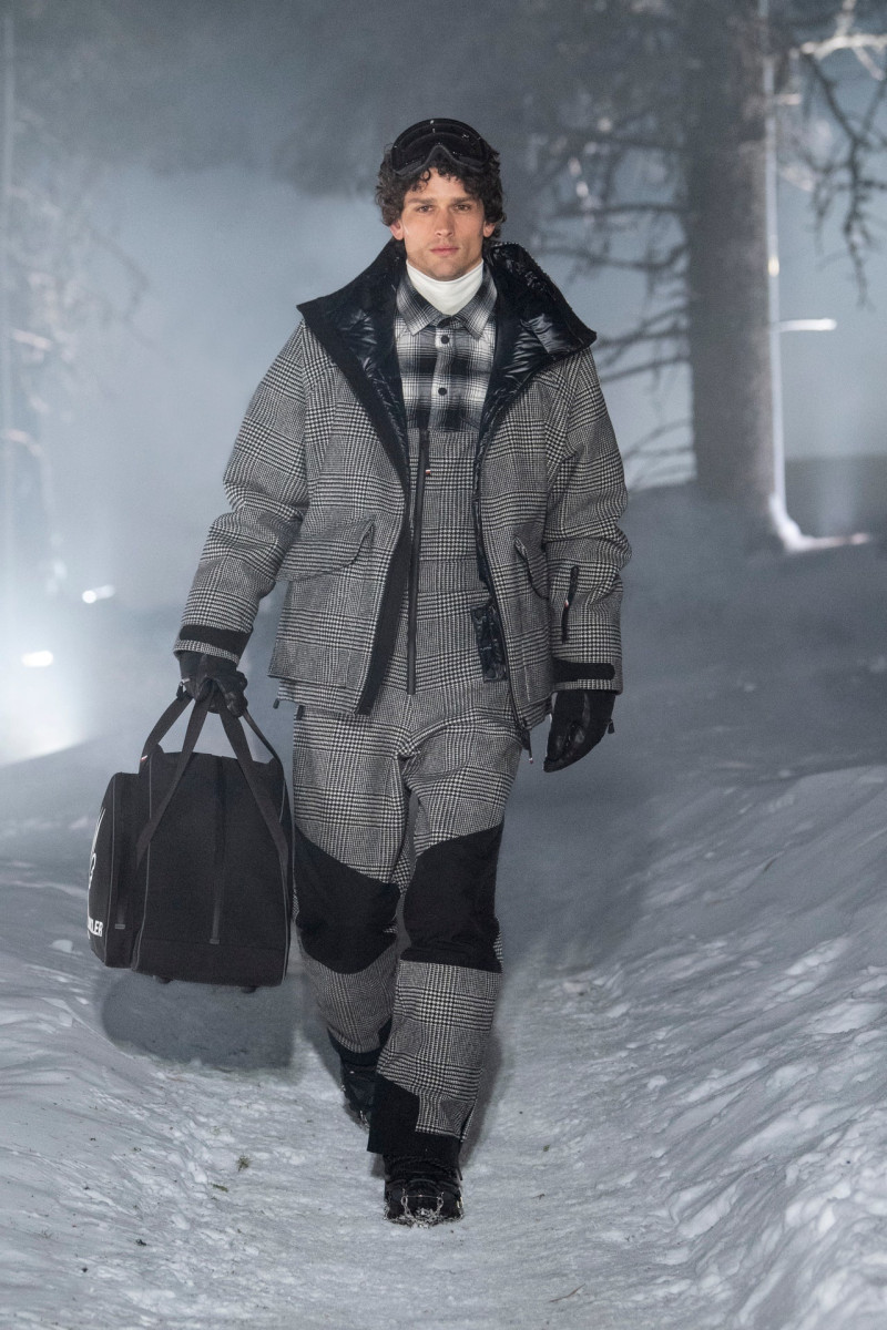 Simon Nessman featured in  the Moncler Grenoble fashion show for Autumn/Winter 2024