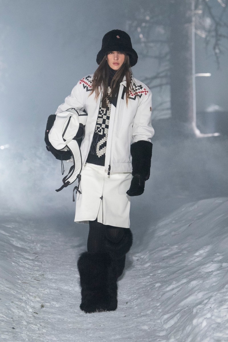 Rachel Marx featured in  the Moncler Grenoble fashion show for Autumn/Winter 2024