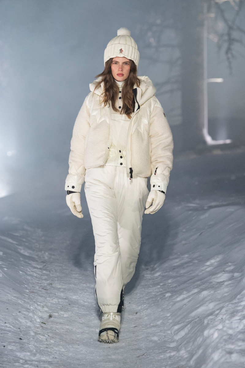 Rosalieke Fuchs featured in  the Moncler Grenoble fashion show for Autumn/Winter 2024