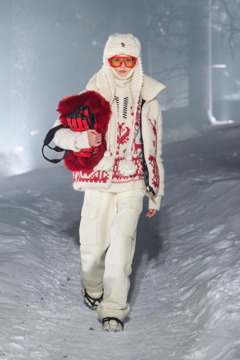 Alicja Tubilewicz featured in  the Moncler Grenoble fashion show for Autumn/Winter 2024