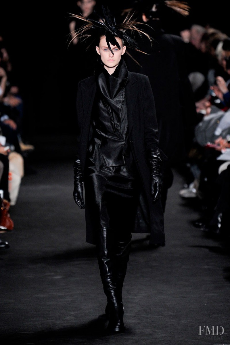 Isabella Melo featured in  the Ann Demeulemeester fashion show for Autumn/Winter 2012