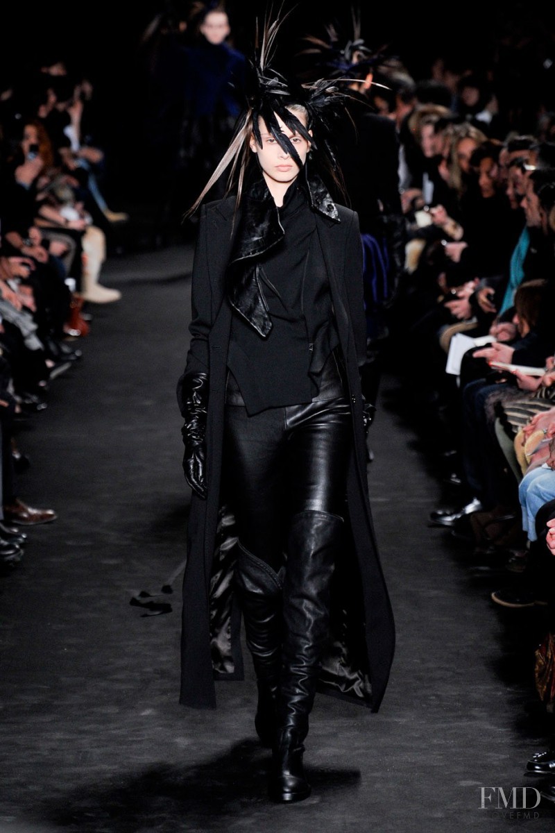 Brenda Kranz featured in  the Ann Demeulemeester fashion show for Autumn/Winter 2012