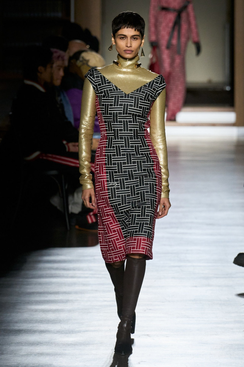 Kirandeep Chahal featured in  the Kenzo fashion show for Autumn/Winter 2024