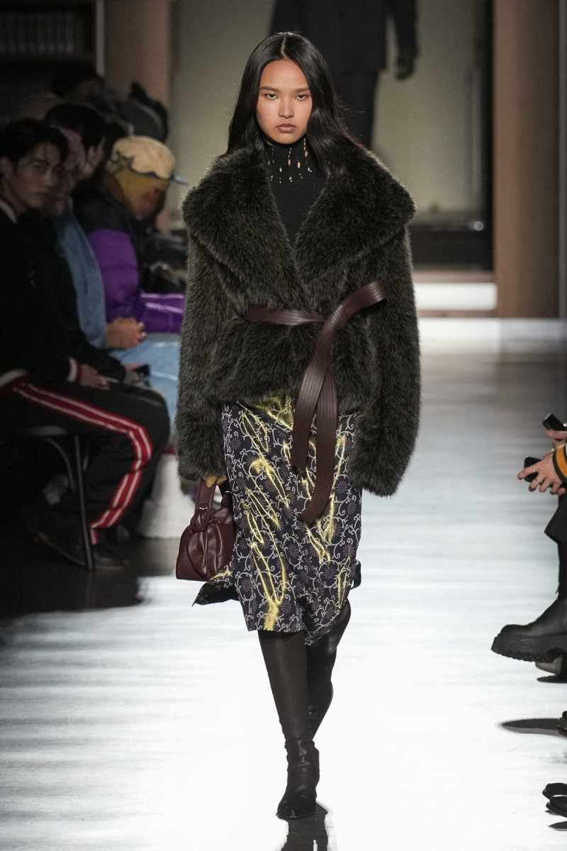 Gu Haizhu featured in  the Kenzo fashion show for Autumn/Winter 2024