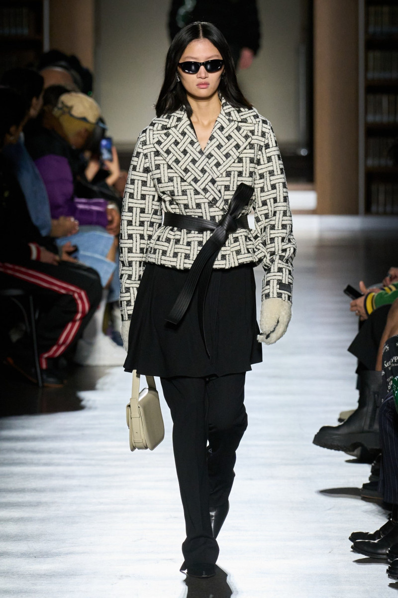 Yilan Hua featured in  the Kenzo fashion show for Autumn/Winter 2024