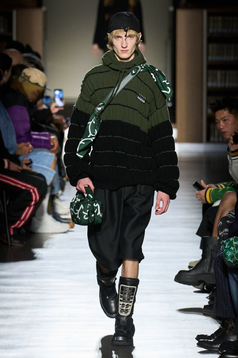 Pierrick Gregoire featured in  the Kenzo fashion show for Autumn/Winter 2024