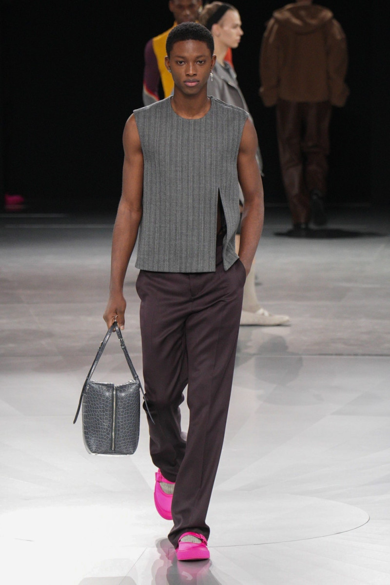 Nonso Ojukwu featured in  the Dior Homme fashion show for Autumn/Winter 2024