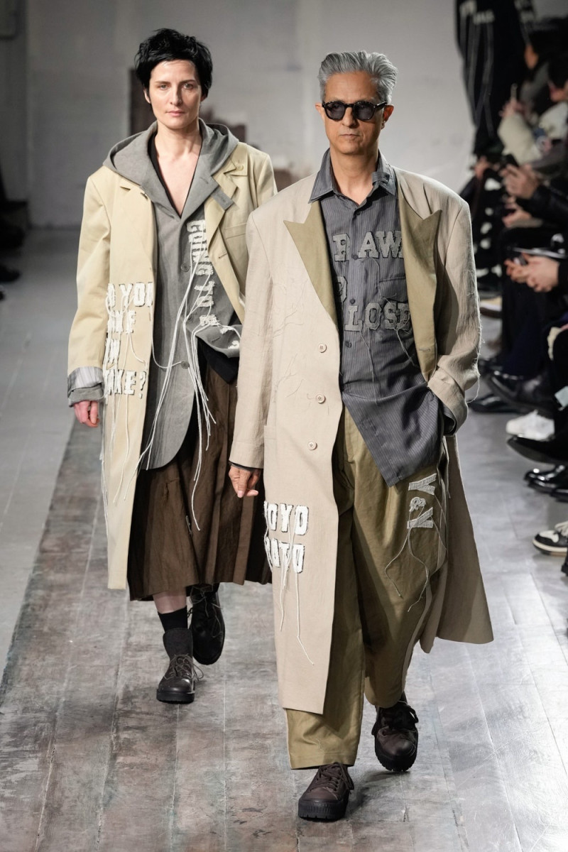 Yohji Yamamoto fashion show for Autumn/Winter 2024