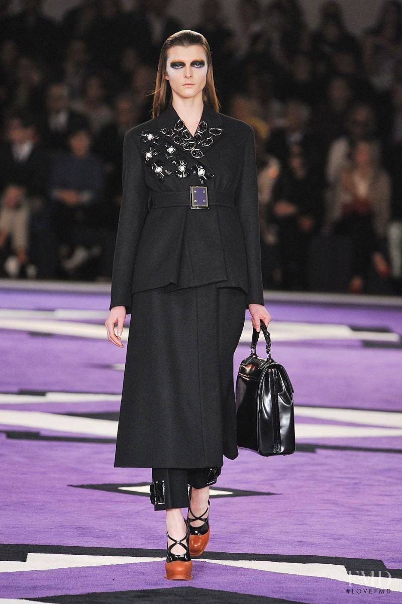 Zenia Sevastyanova featured in  the Prada fashion show for Autumn/Winter 2012