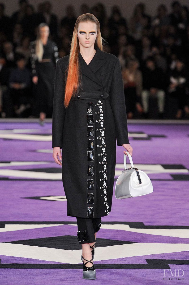 Elza Luijendijk Matiz featured in  the Prada fashion show for Autumn/Winter 2012