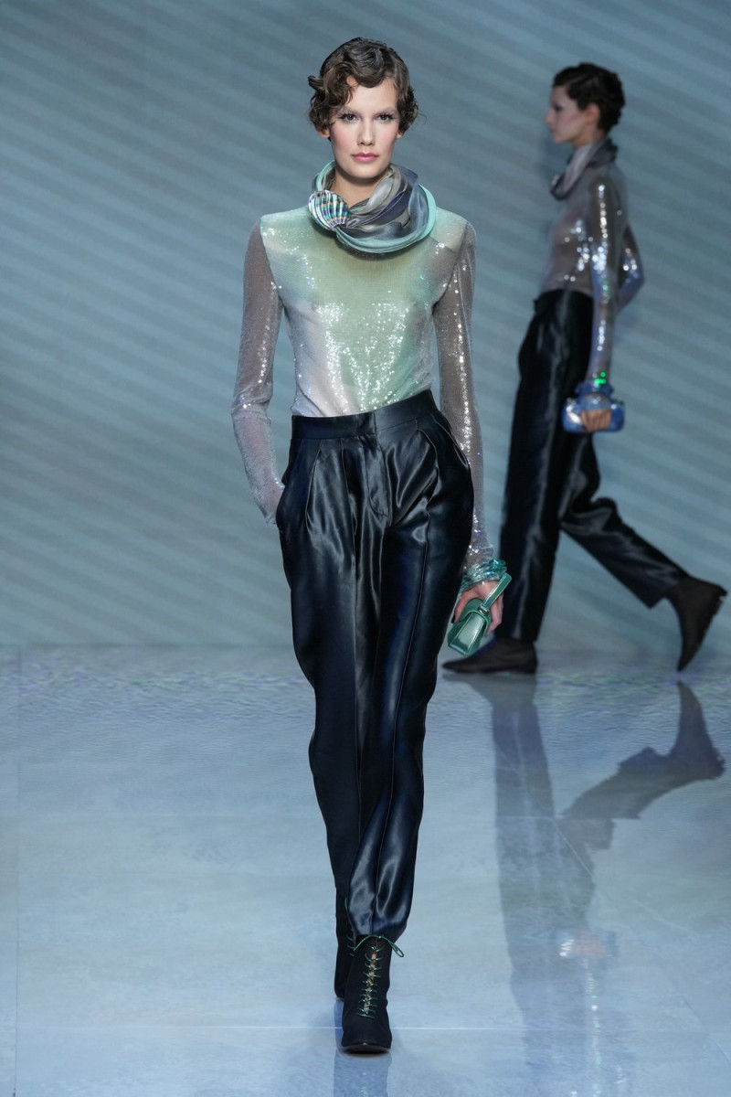 Lisete Altma featured in  the Giorgio Armani fashion show for Spring/Summer 2024