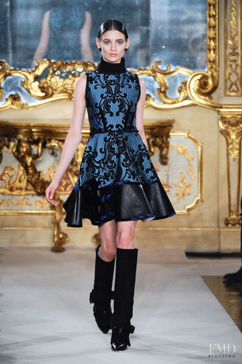 Carolina Thaler featured in  the Aquilano.Rimondi fashion show for Autumn/Winter 2012
