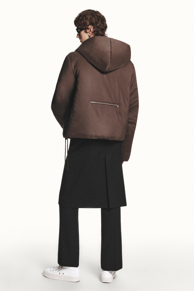 Matteo Baez featured in  the André Courrèges lookbook for Pre-Fall 2024