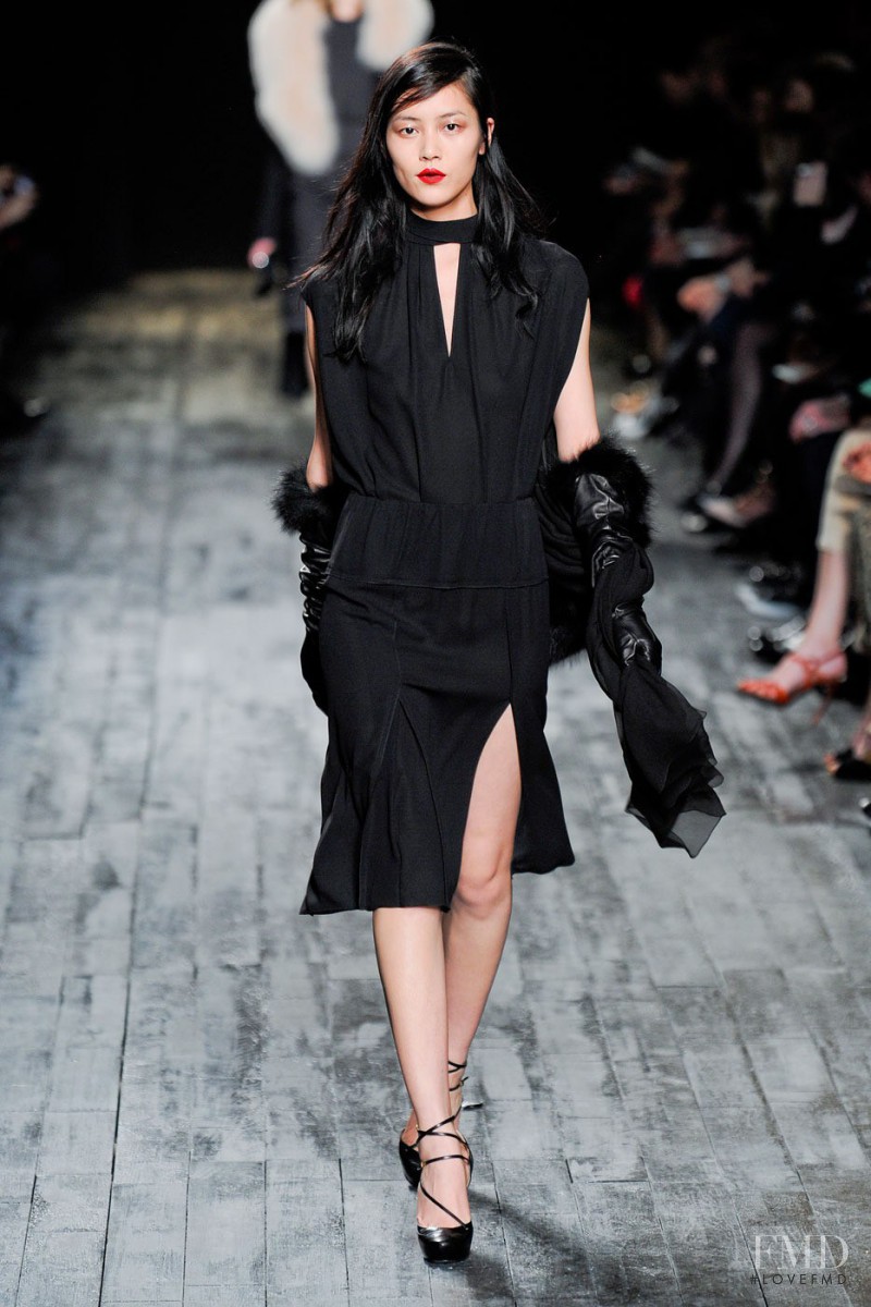 Liu Wen featured in  the Nina Ricci fashion show for Autumn/Winter 2012