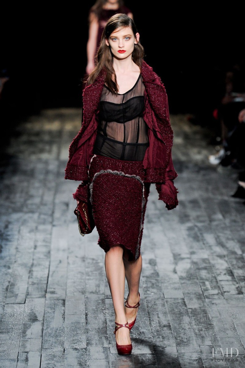 Carolina Thaler featured in  the Nina Ricci fashion show for Autumn/Winter 2012