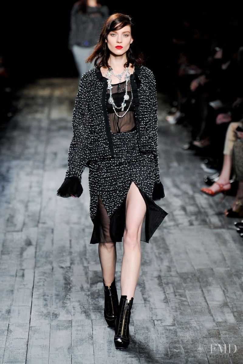 Kati Nescher featured in  the Nina Ricci fashion show for Autumn/Winter 2012