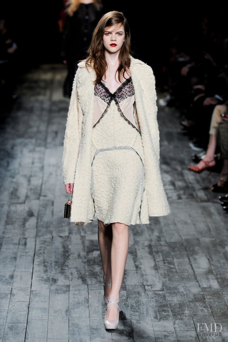 Antonia Wesseloh featured in  the Nina Ricci fashion show for Autumn/Winter 2012