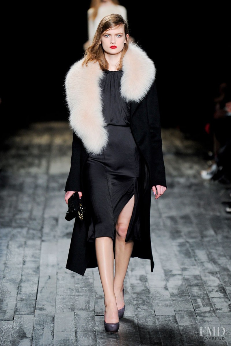 Lara Mullen featured in  the Nina Ricci fashion show for Autumn/Winter 2012