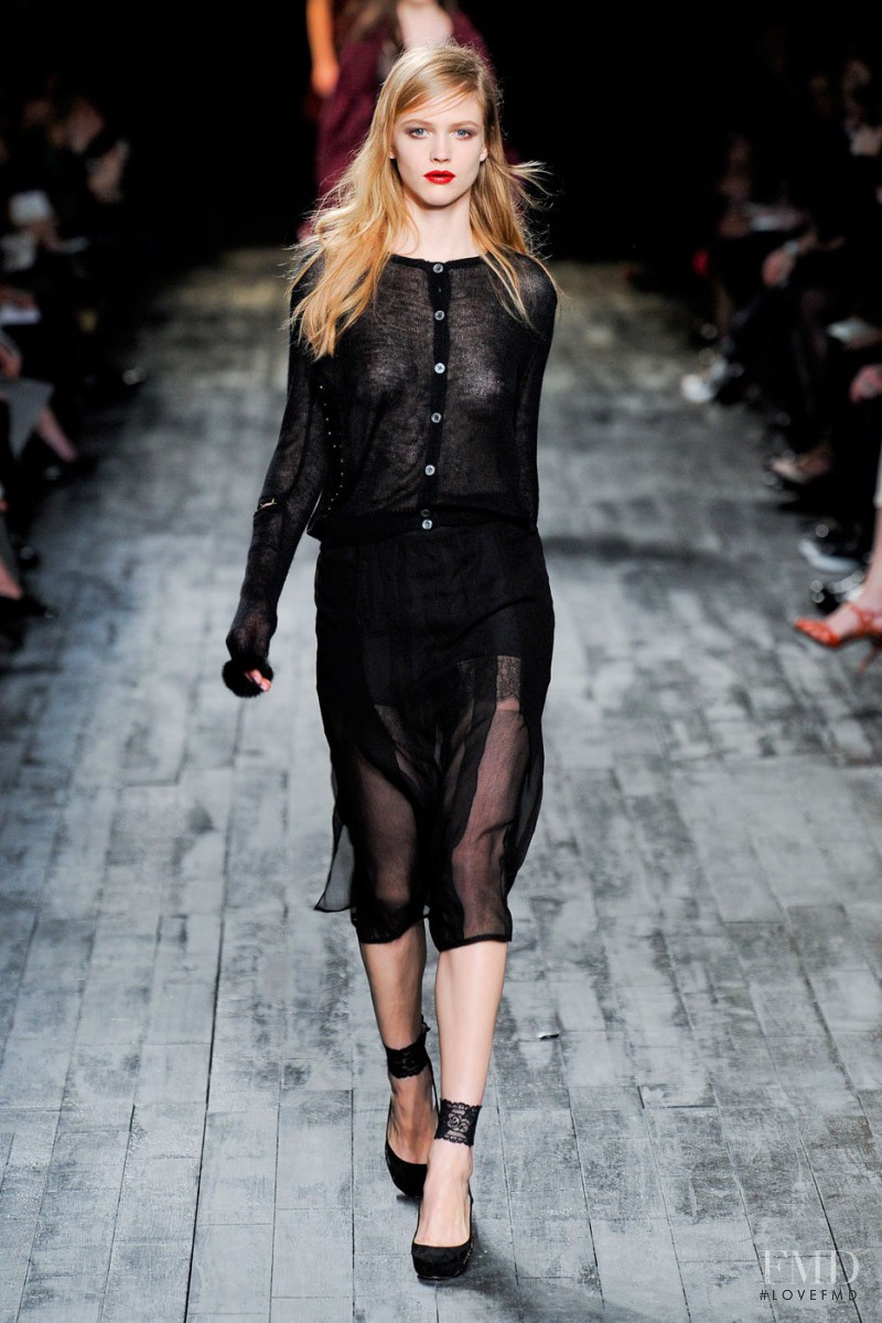 Hanna Wahmer featured in  the Nina Ricci fashion show for Autumn/Winter 2012