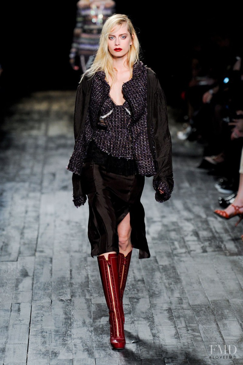 Milana Keller featured in  the Nina Ricci fashion show for Autumn/Winter 2012