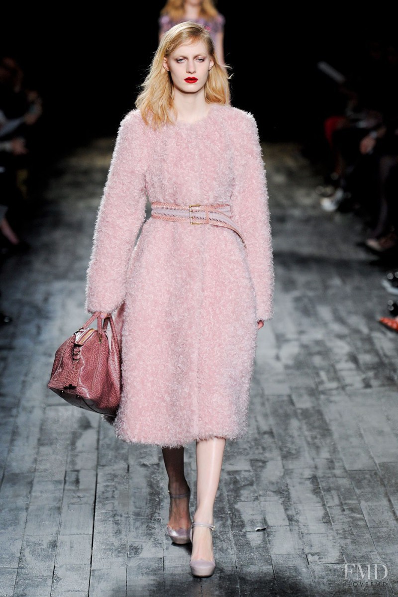 Julia Nobis featured in  the Nina Ricci fashion show for Autumn/Winter 2012