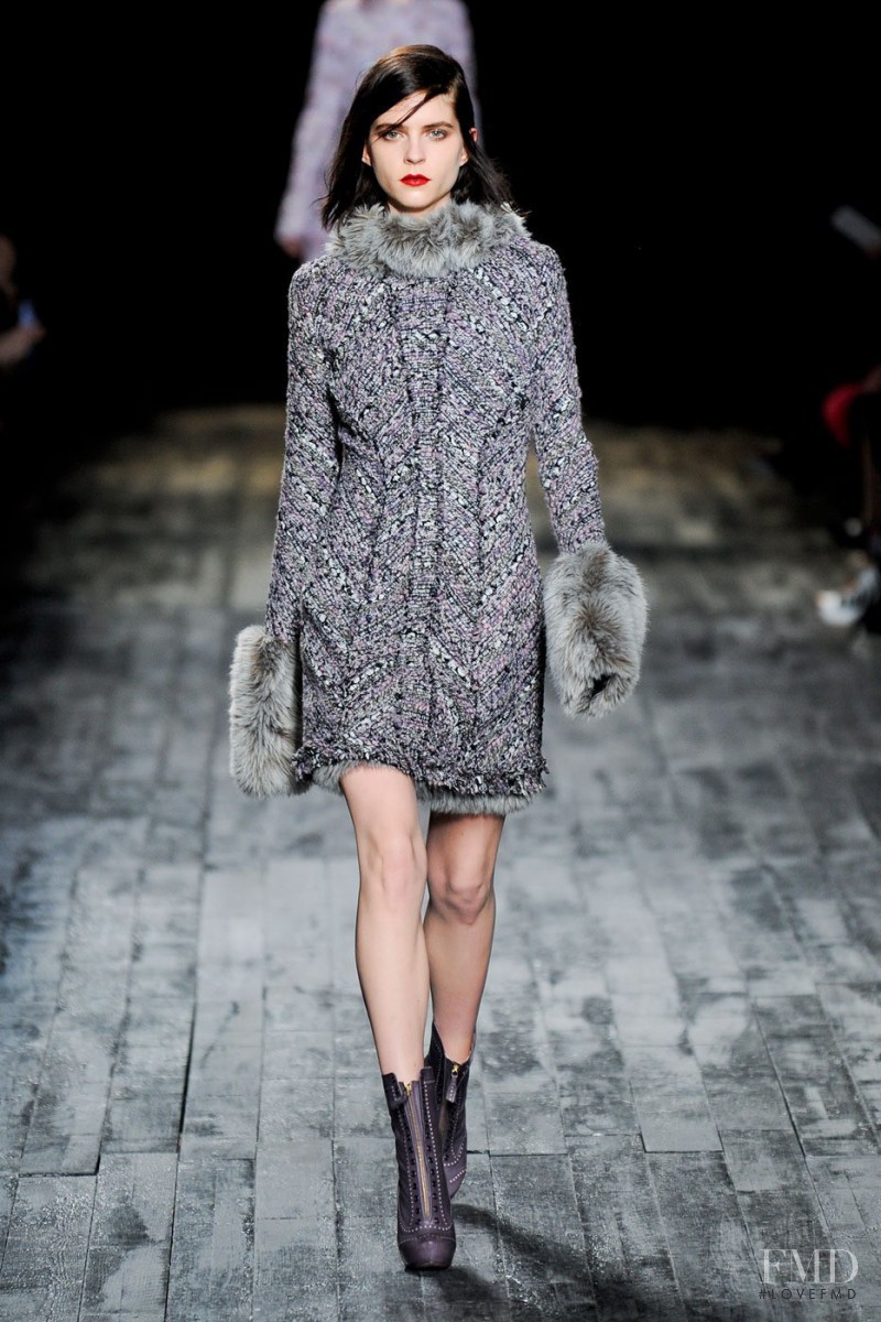 Kel Markey featured in  the Nina Ricci fashion show for Autumn/Winter 2012