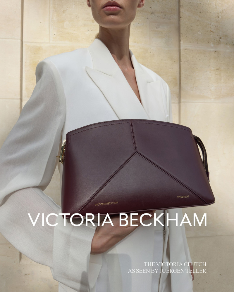 Vilma Sjöberg featured in  the Victoria Beckham advertisement for Spring/Summer 2024