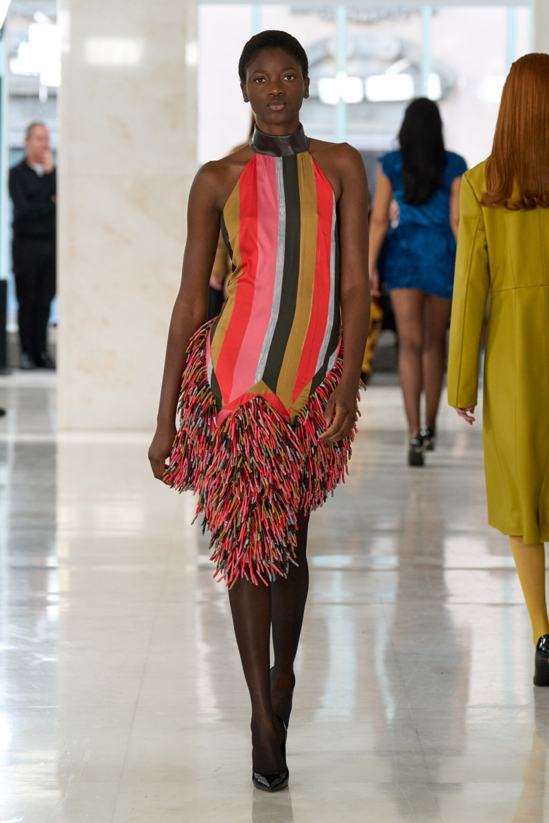 Tina Diedhiou featured in  the Feben fashion show for Autumn/Winter 2024