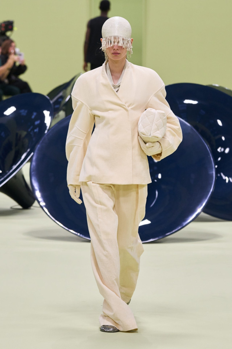 Ida Heiner featured in  the Jil Sander fashion show for Autumn/Winter 2024